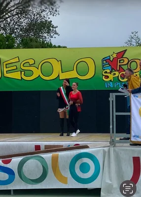 Premiazione Terzo Posto Nazionale - Solo Pom — Majorettes Onda Azzurra, Jesolo