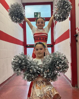 Duo Cadette Pom - Tema Moana (Oceania) — Majorettes Onda Azzurra, Jesolo