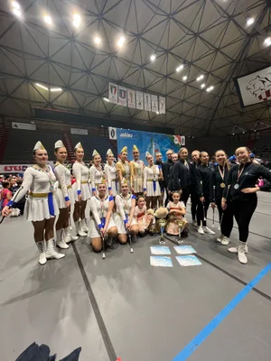 Campionato Nazionale - Foto di gruppo con premi — Majorettes Onda Azzurra, Jesolo