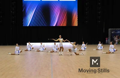 Cesare e Cleopatra - Exhibition Baton — Majorettes Onda Azzurra, Jesolo
