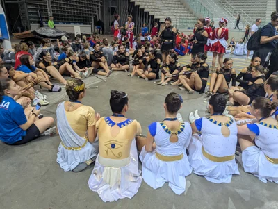 In attesa dei risultati - Amicizia con i Sailors — Majorettes Onda Azzurra, Jesolo
