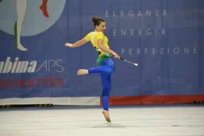 Assolo Twirling con Salto e Baton - Campionato Anbima Majorettes — Majorettes Onda Azzurra, Jesolo