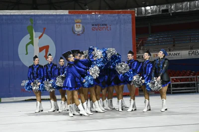 Team Majorette Onda Azzurra con Pompon - Campionato Montecatini — Majorettes Onda Azzurra, Jesolo